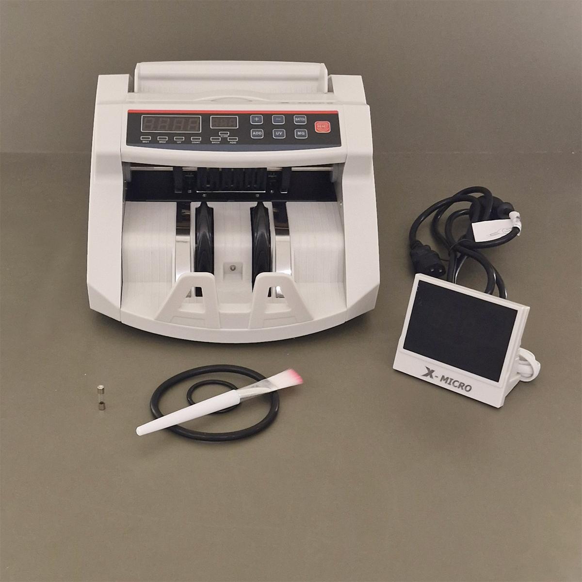 Maquina Contadora De Billetes X-Micro XM108 Con Detector UV